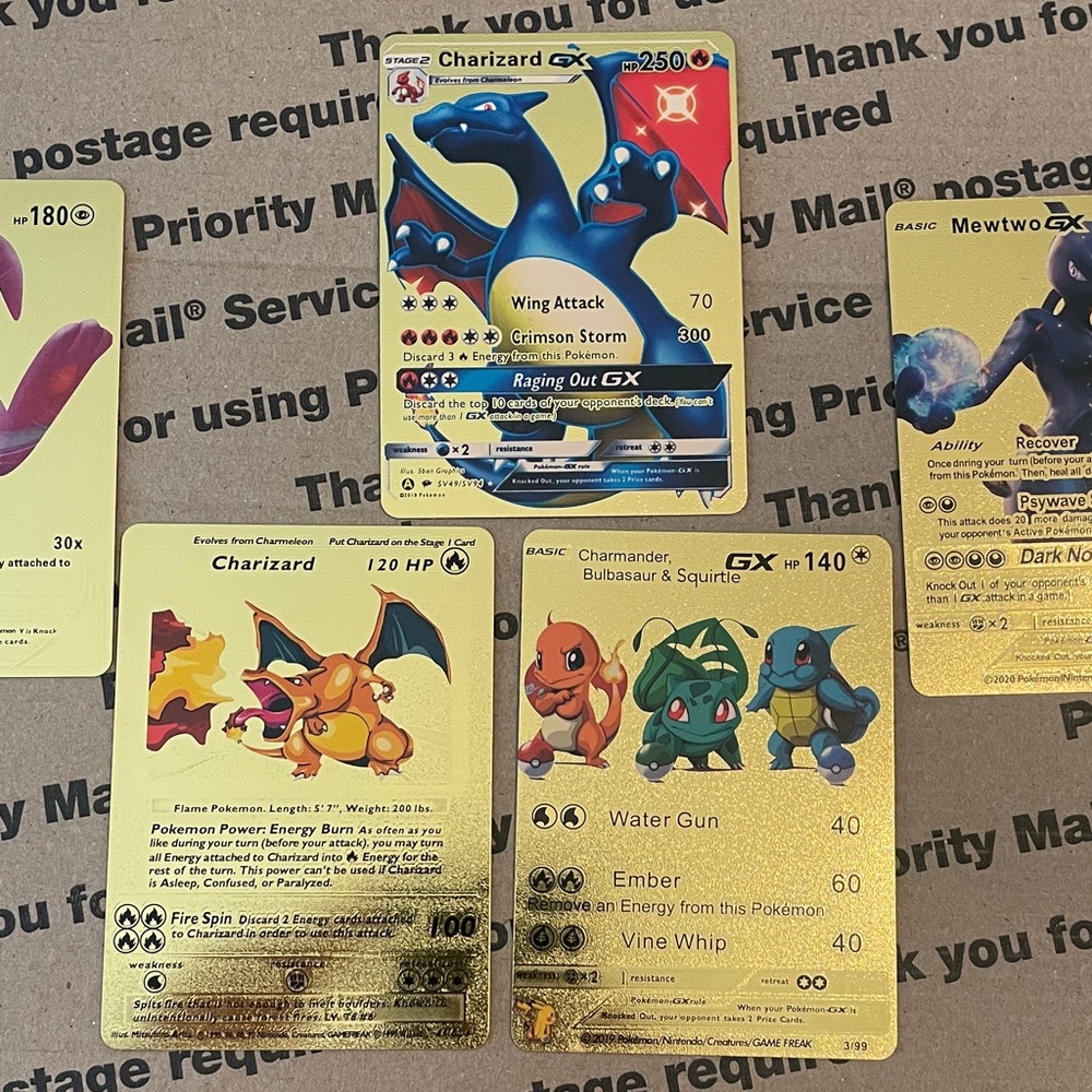 Pokemon Trading Card Set with Charizard GX